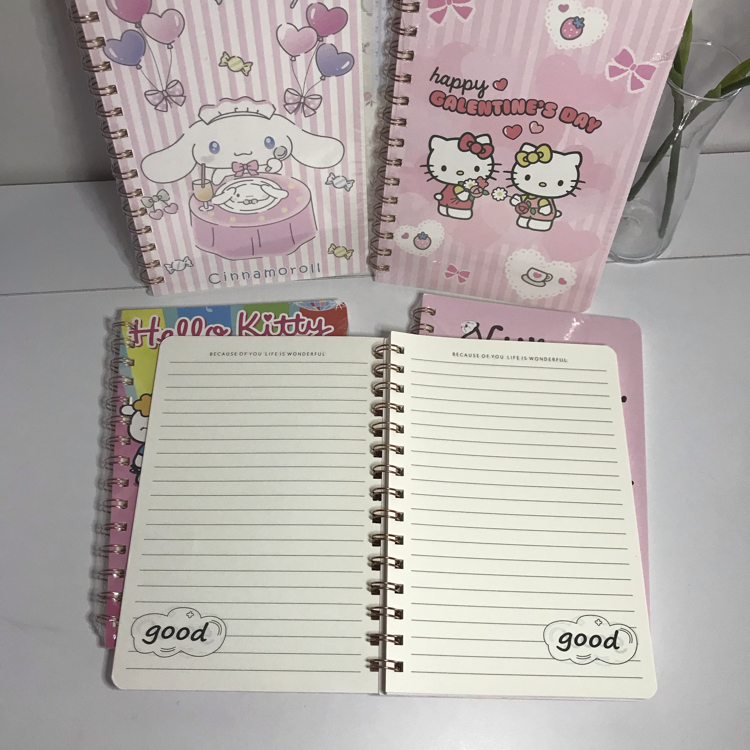 Sanriolu A5 Spiralli Defter 
