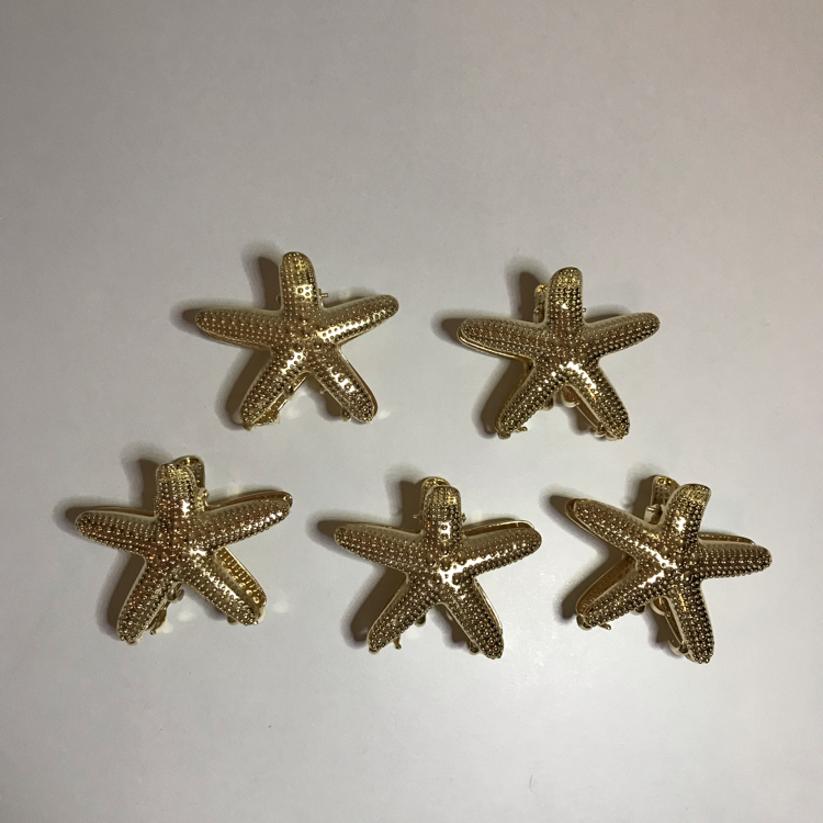 Metal Yıldızlı Mandal Toka (5 cm)