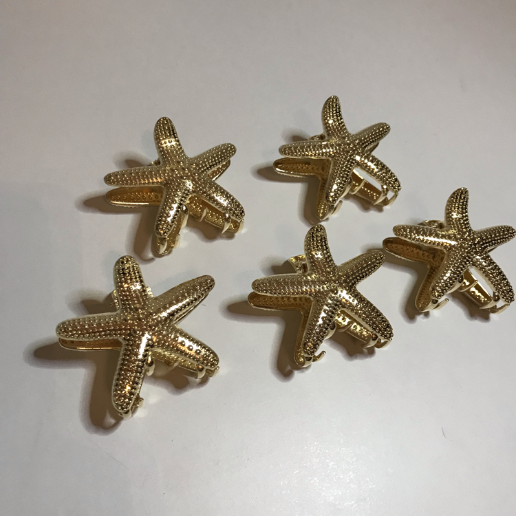 Metal Yıldızlı Mandal Toka (5 cm)