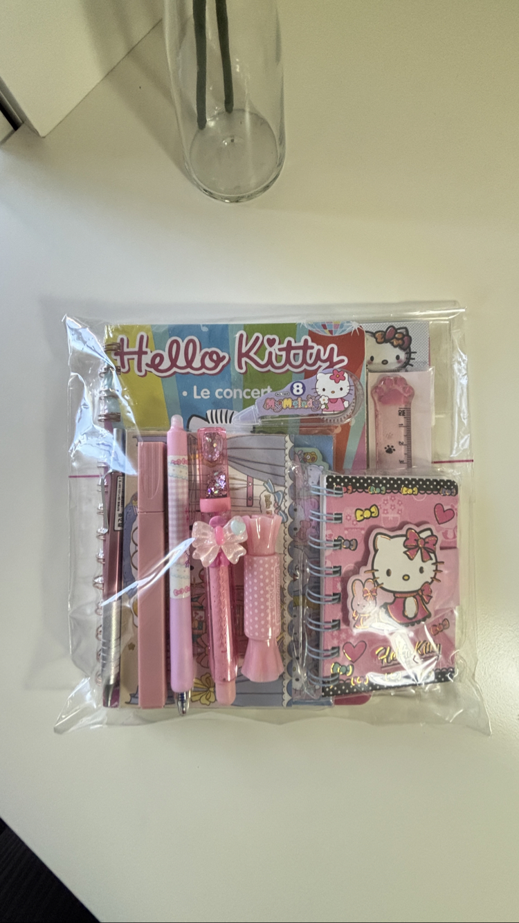 Pembe Konseptli Kırtasiye Seti 