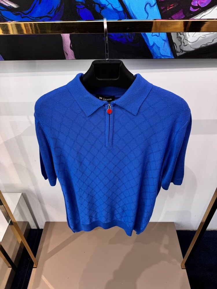 Kiton Sax Triko Polo Yaka