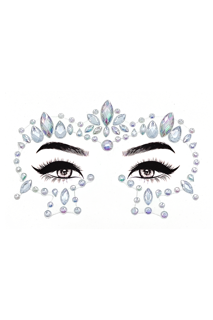 Glamour Kendinden Yapışkanlı Kristal Yüz Taşı Face Gems