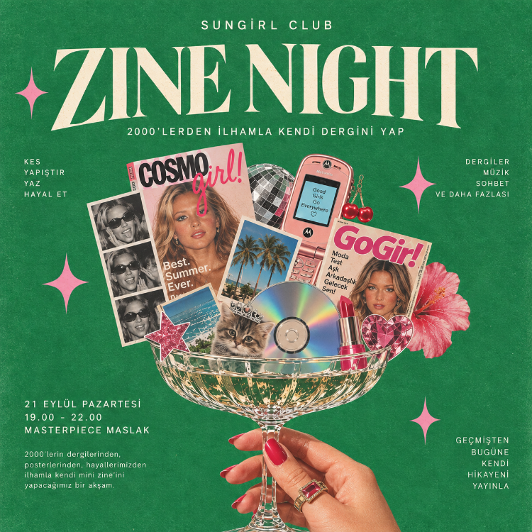 Sungirl Club - Zine Night - 21 Eylül Pazartesi 19.00-22.00
