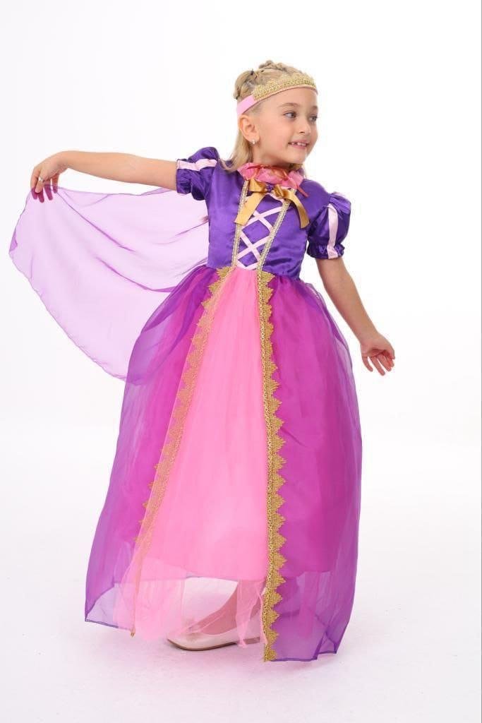 Rapunzel çocuk kostümü