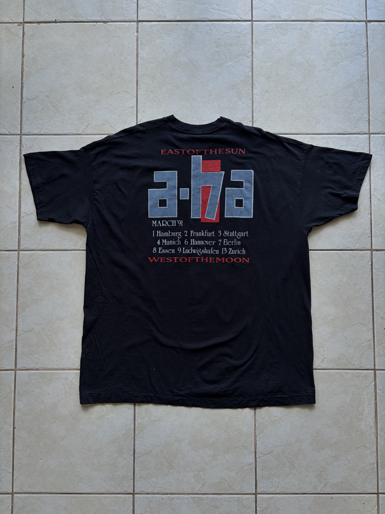 1991 A-HA Euro Tour Tee XXL