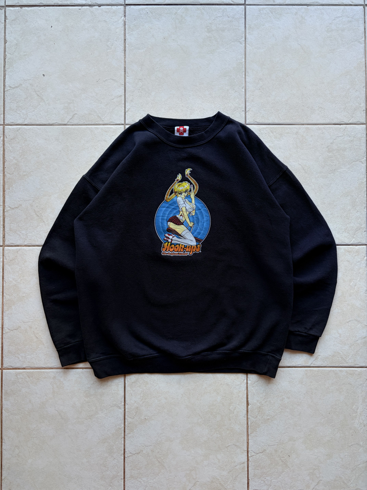 90’s Hook Ups Schoolgirl Sweatshirt L-XL
