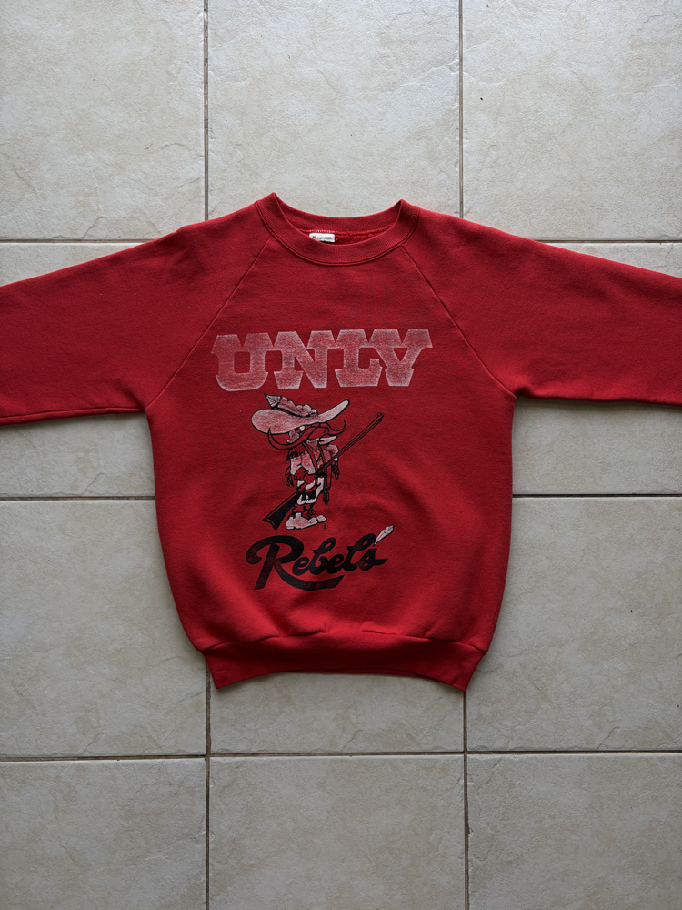 80’s Univ Rebels Faded Sweatshirt XS-S