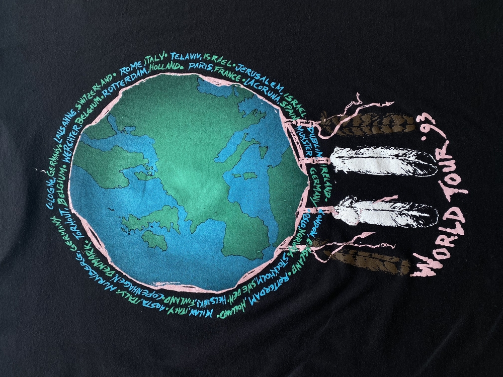 1993 Neil Young European Tour Tee Large