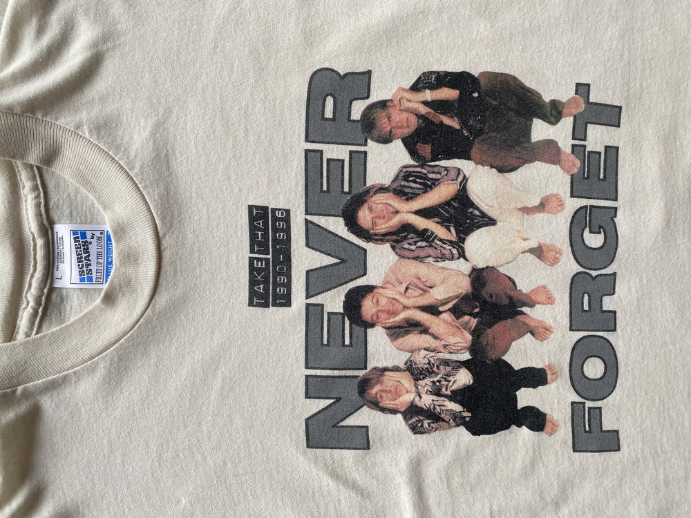 1996 Take That Band Tee Large