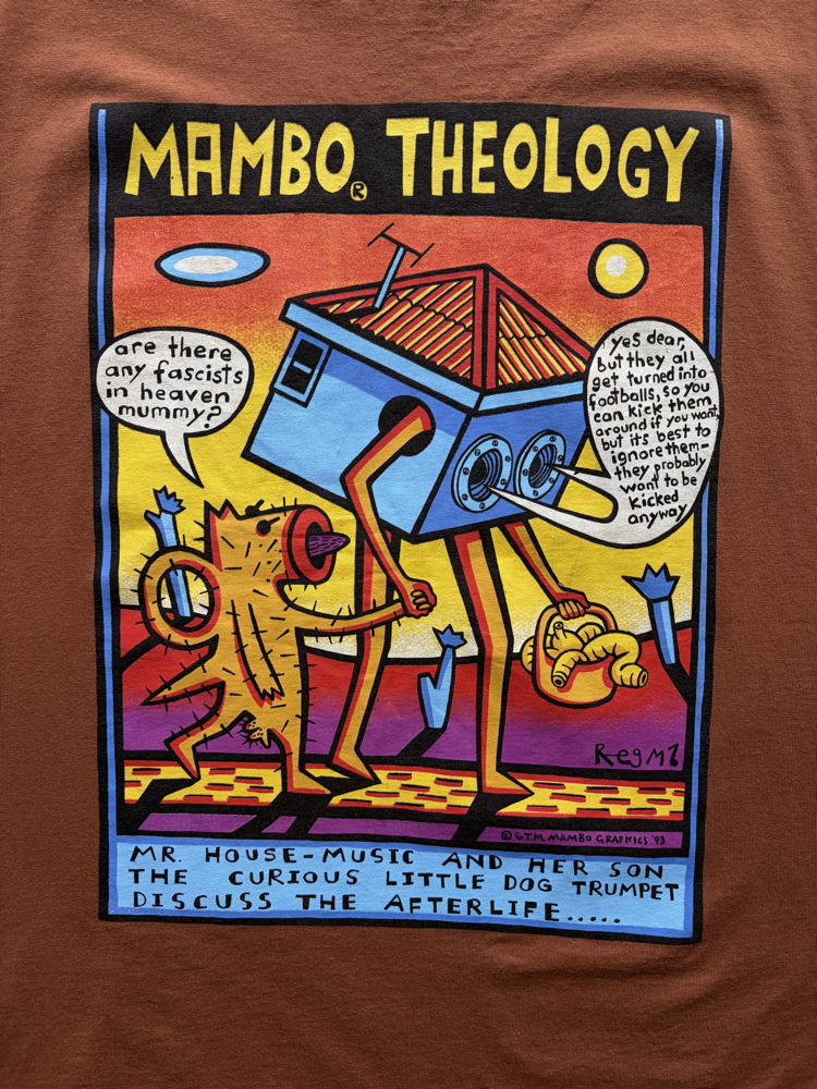 Vintage Mambo Theology Tee L-XL