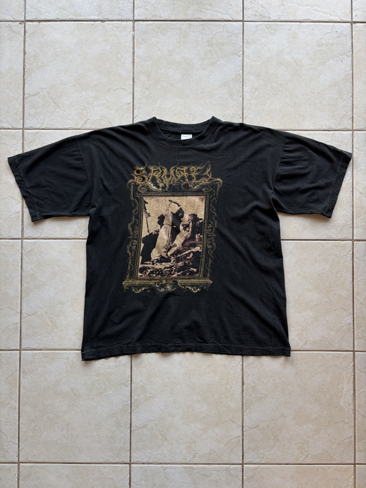 Boxy 90’s Samael To Our Martyrs Tee L-XL