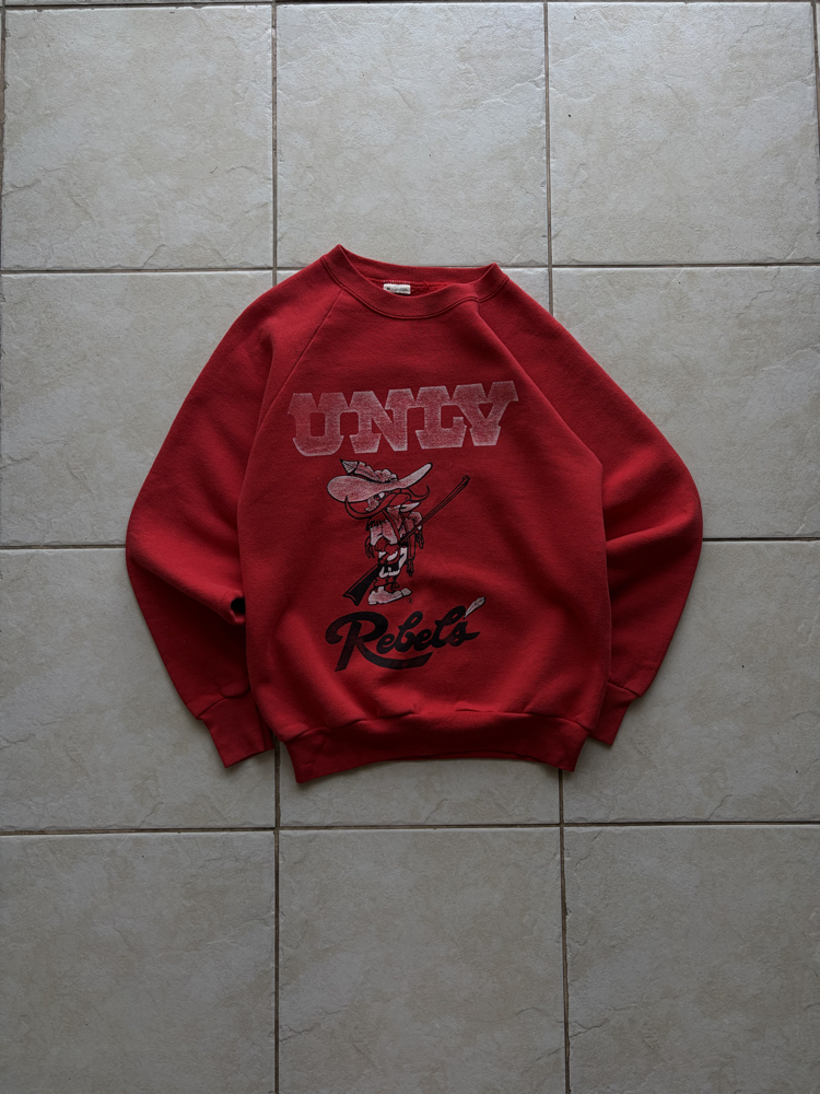 80’s Univ Rebels Faded Sweatshirt XS-S