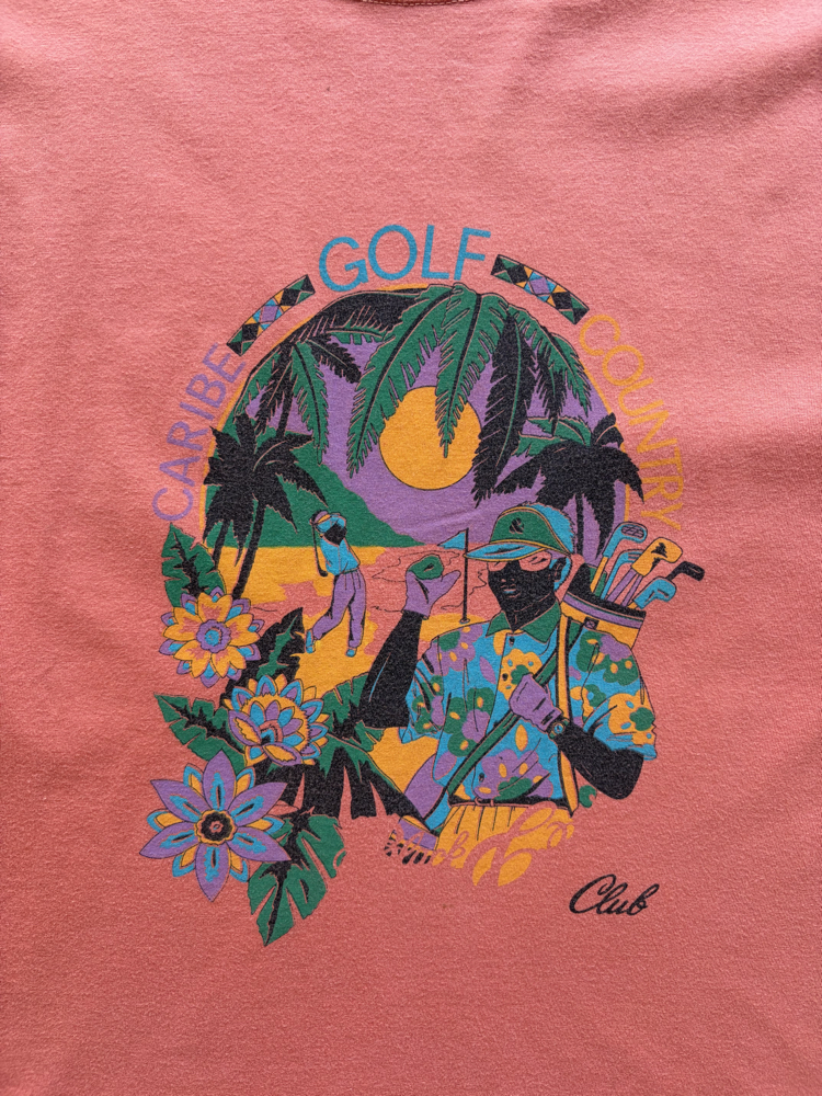 90’s Caribe Golf Club Tee S-M