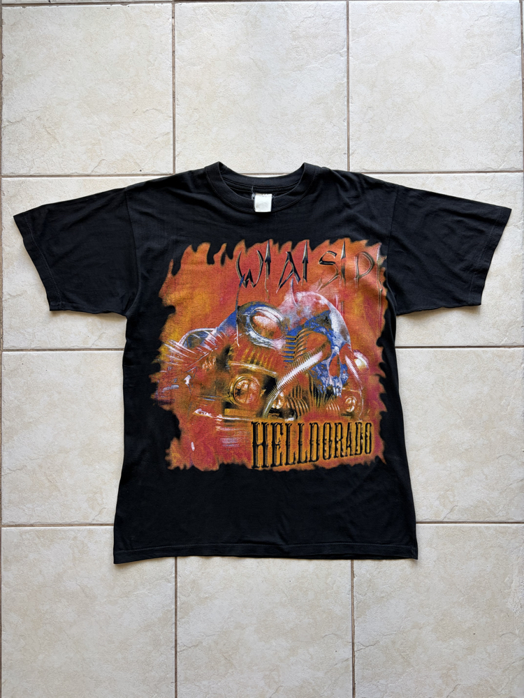 90’s WASP Helldorado Band Tee Large