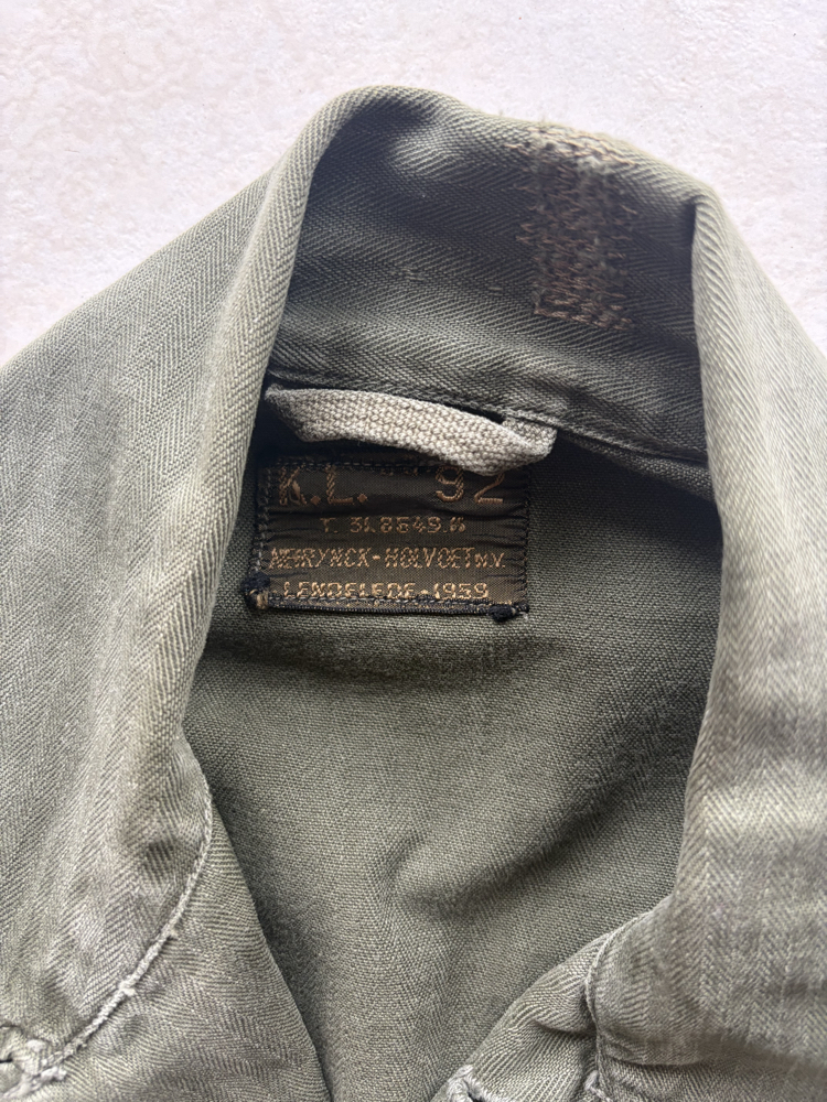 1959 Dutch Army Patch Shirt S-M