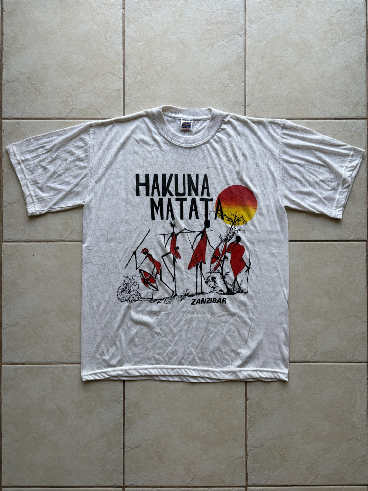 90’s Hakuna Matata Zanzibar Tourist Tee XL