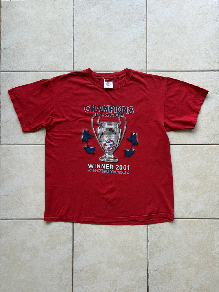2001 FC Bayern UCL Champions Tee Large