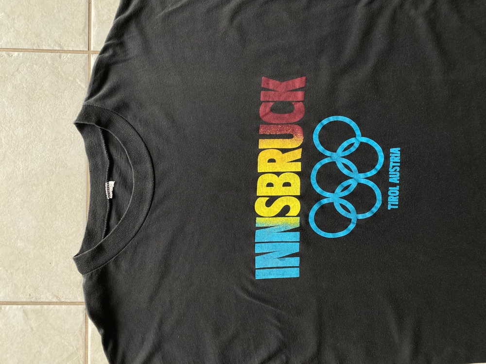 1976 Austria Winter Olympics Tee Large