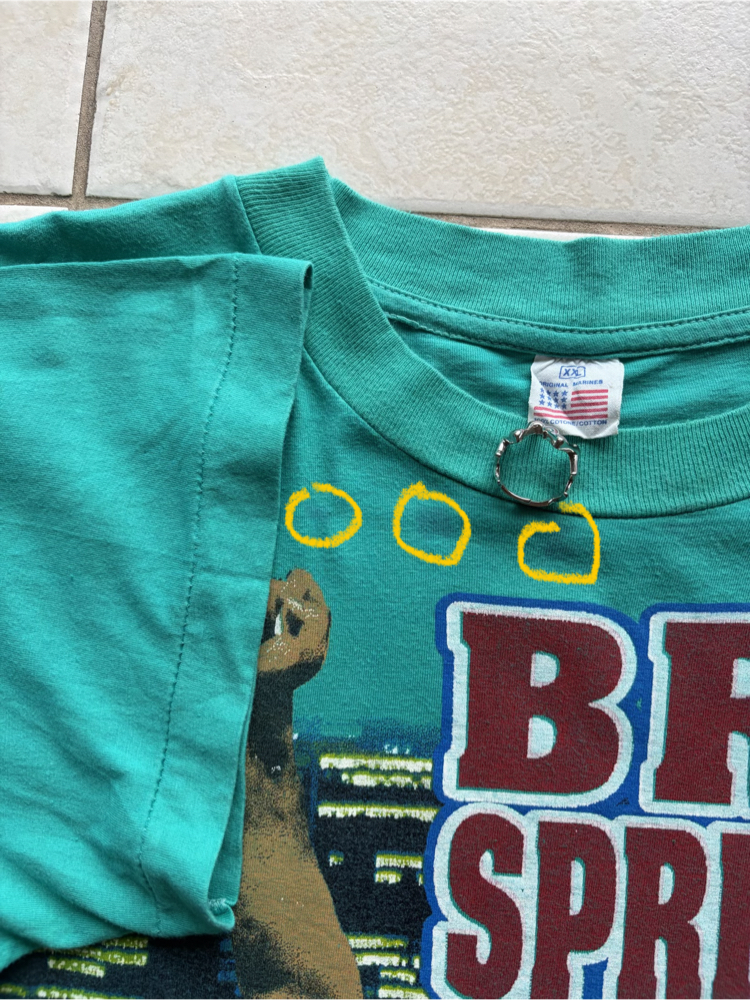 1992 Bruce Springsteen World Tour Tee L-XL