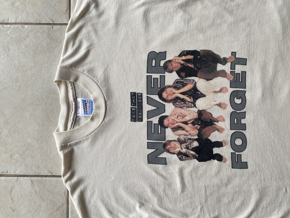 1996 Take That Band Tee Large