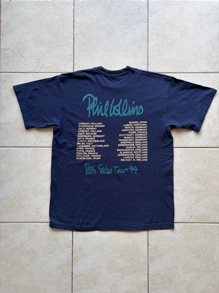 1994 Phil Collins Euro Tour Tee Large