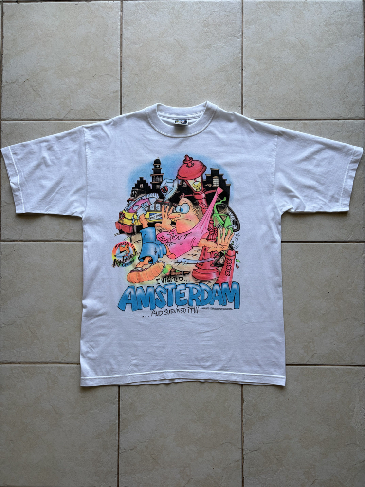 90’s Airbrushed Amsterdam Tourist Tee Large