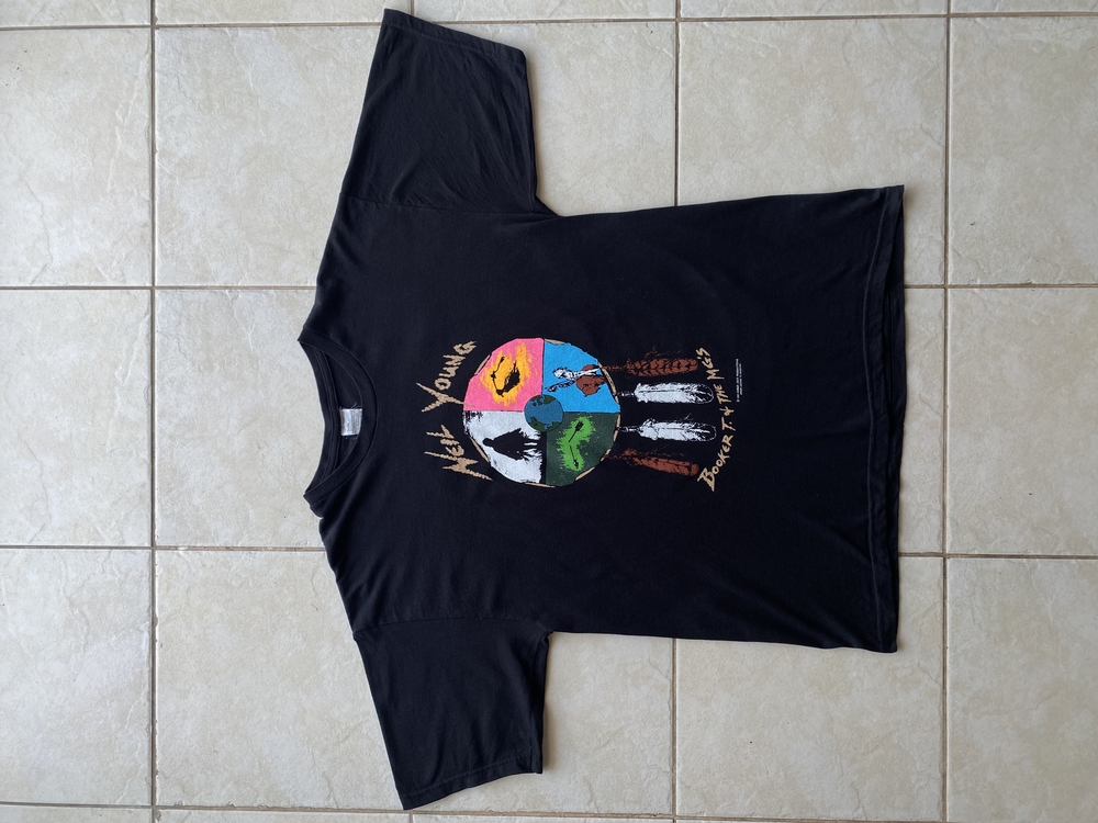 1993 Neil Young European Tour Tee Large