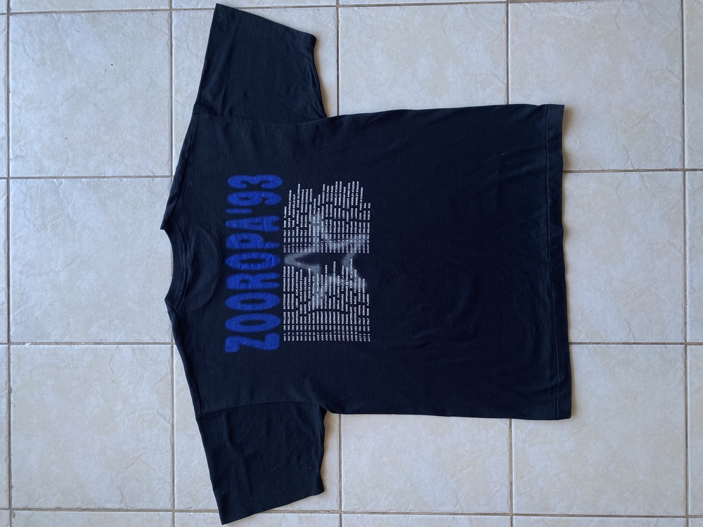 1993 U2 Zooropa Tour Tee XL
