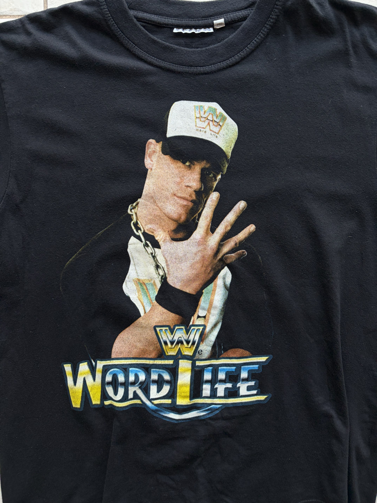 WWF John Cena Euro Boot Tee Large