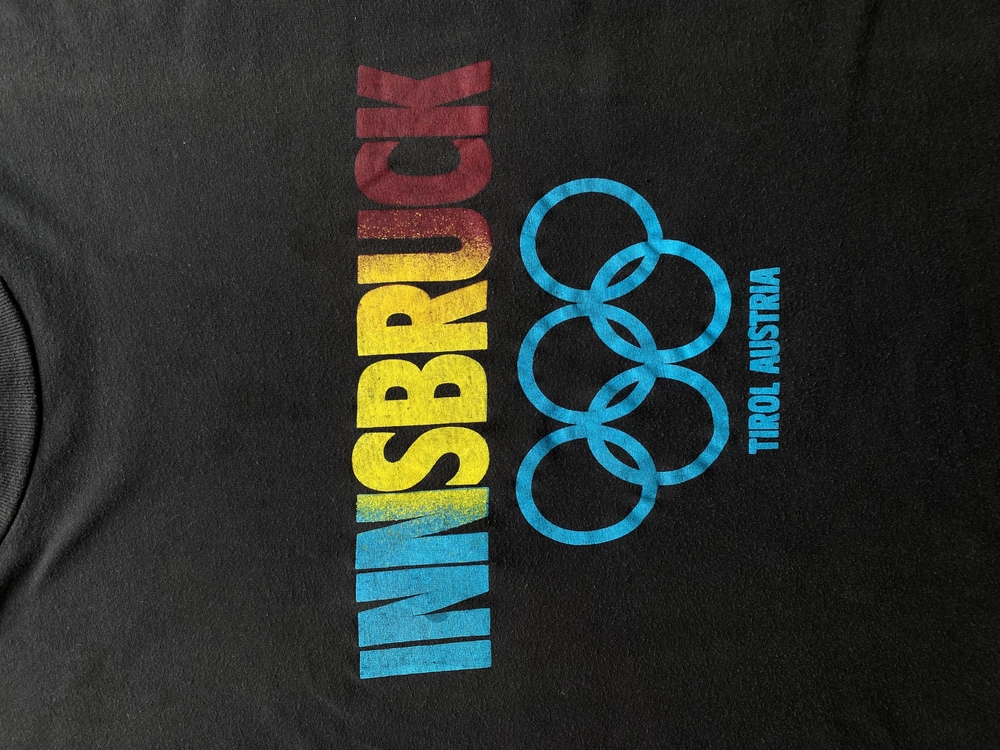 1976 Austria Winter Olympics Tee Large