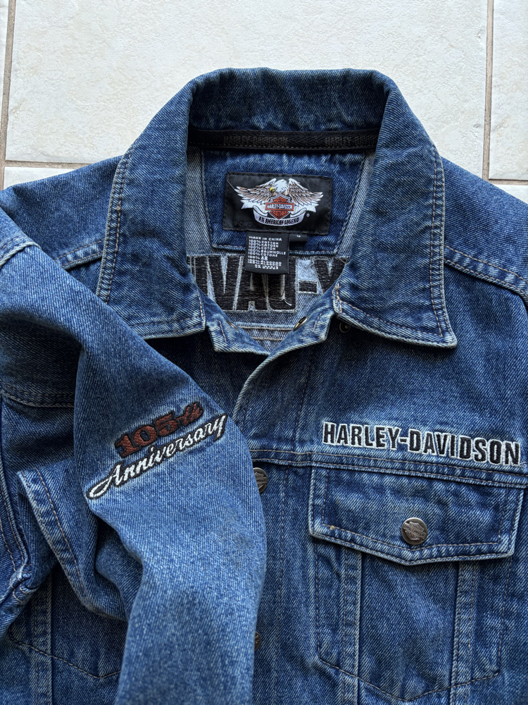 Harley Davidson 105. Yil Denim Ceket