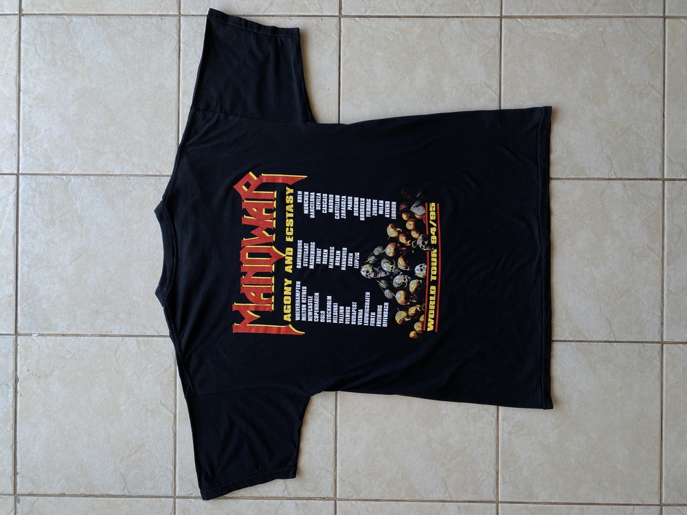 1994 Manowar European Tour Tee XL