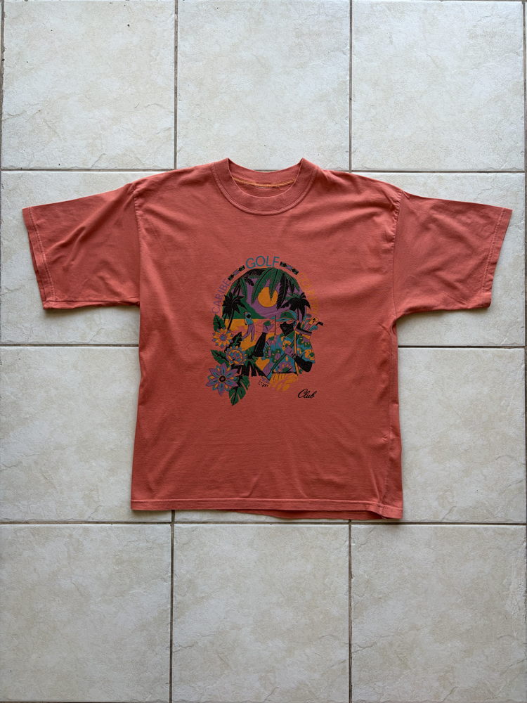 90’s Caribe Golf Club Tee S-M