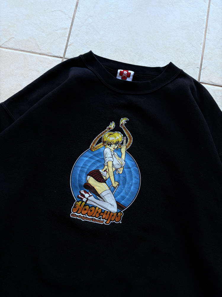 90’s Hook Ups Schoolgirl Sweatshirt L-XL