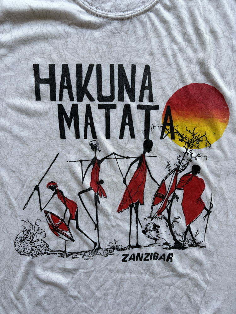 90’s Hakuna Matata Zanzibar Tourist Tee XL