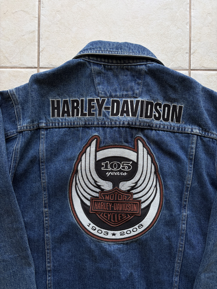 Harley Davidson 105. Yil Denim Ceket