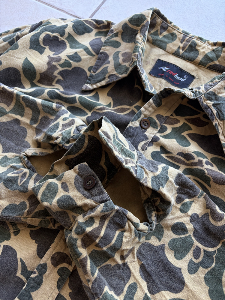 90’s Camo Shirt Boxy Fit L-XL