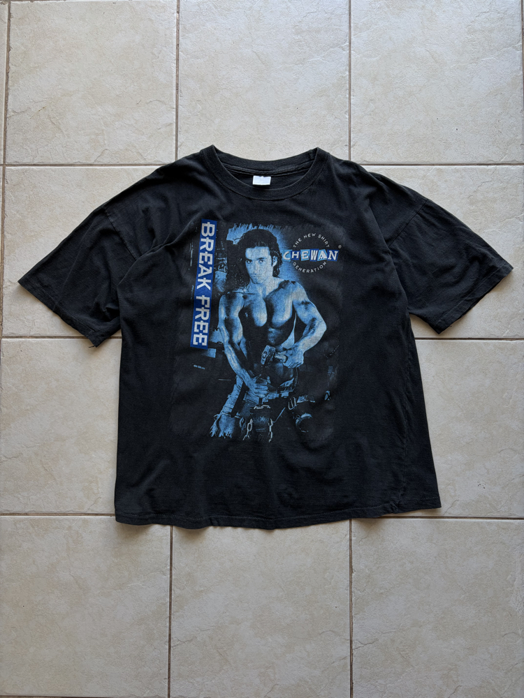 Faded 90’s Chewan Boxy Fit Tee Large