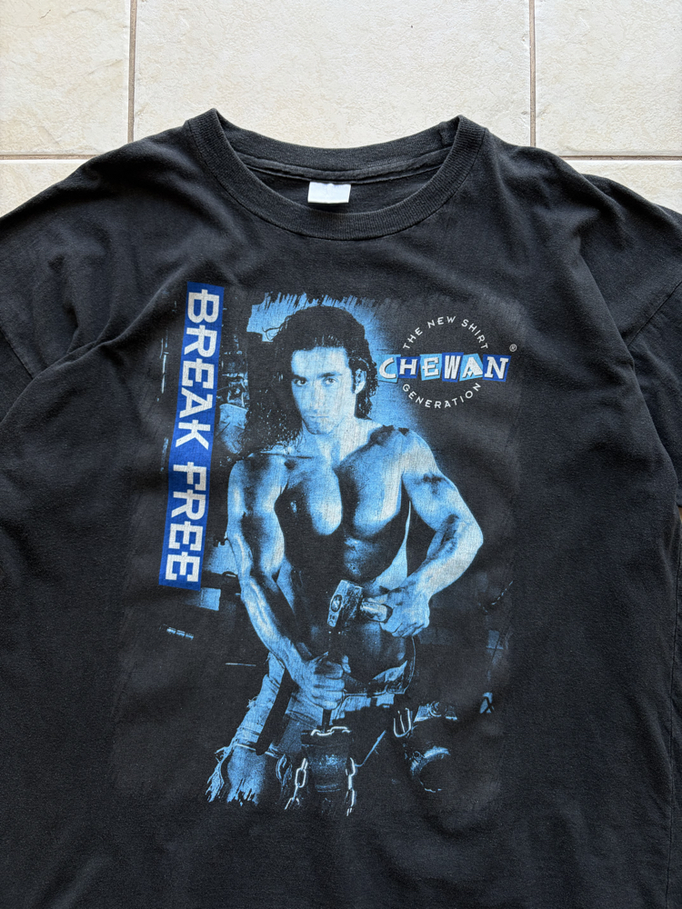 Faded 90’s Chewan Boxy Fit Tee Large