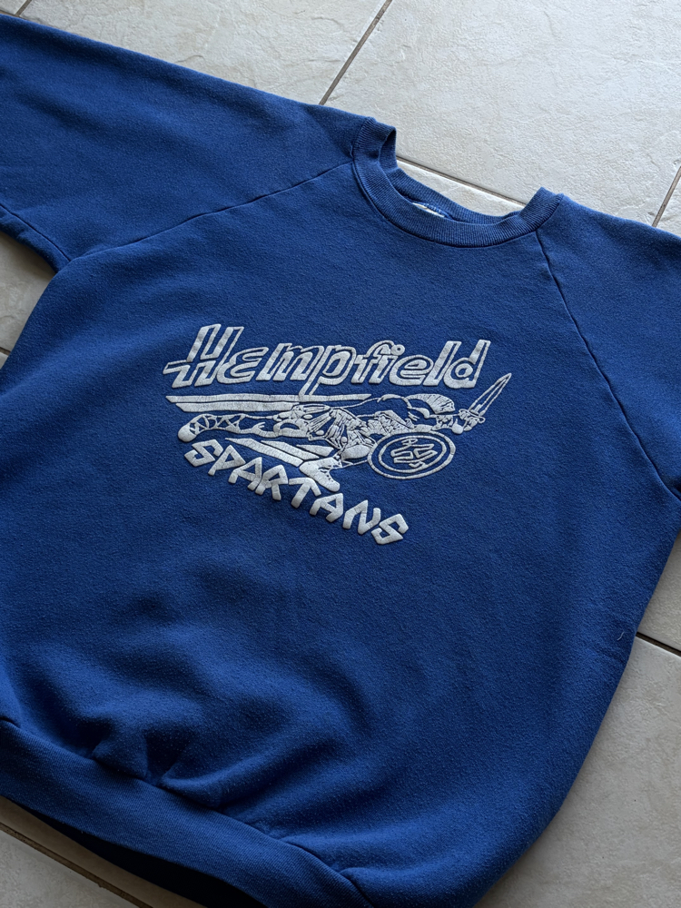 80’s Hempfield Spartans Raglan Large