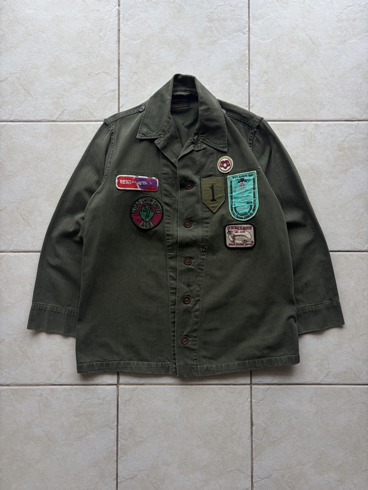 1959 Dutch Army Patch Shirt S-M