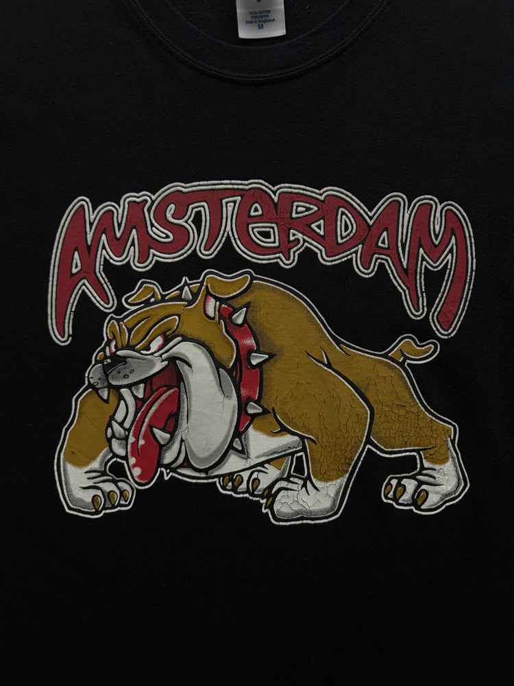 Y2K Amsterdam Bulldog Tee S-M