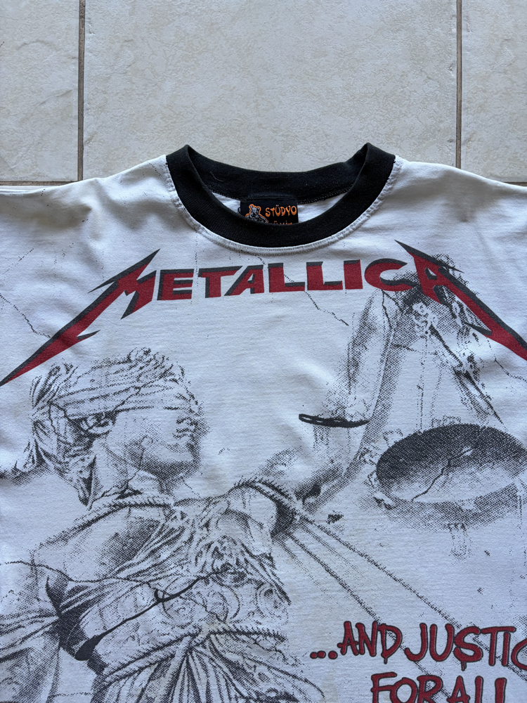 90’s Boxy fit Metallica Turkish Bootleg Large