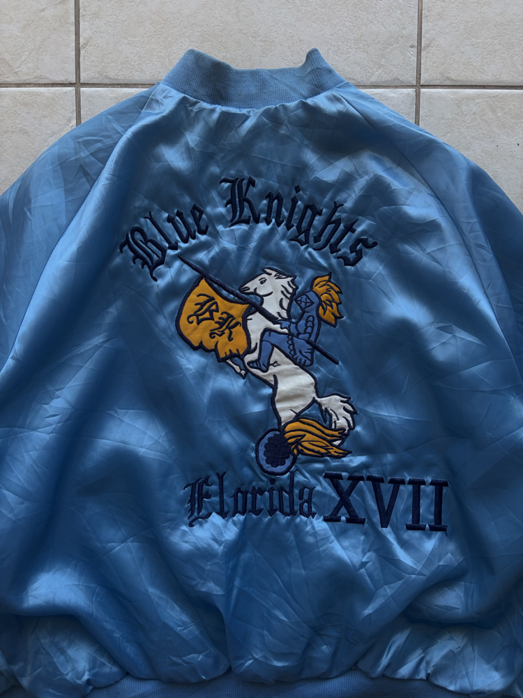 80’s Blue Knights Florida Motorcycle Jacket L