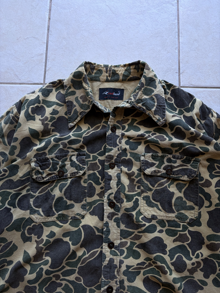 90’s Camo Shirt Boxy Fit L-XL