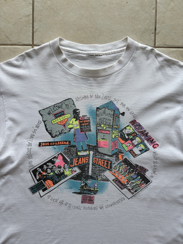 1990 Levi’s 501 Bar&Grill Tee XL