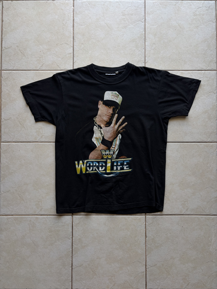 WWF John Cena Euro Boot Tee Large
