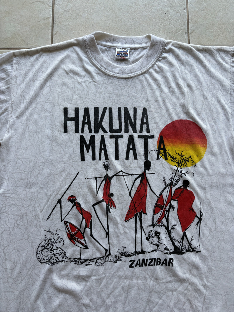 90’s Hakuna Matata Zanzibar Tourist Tee XL