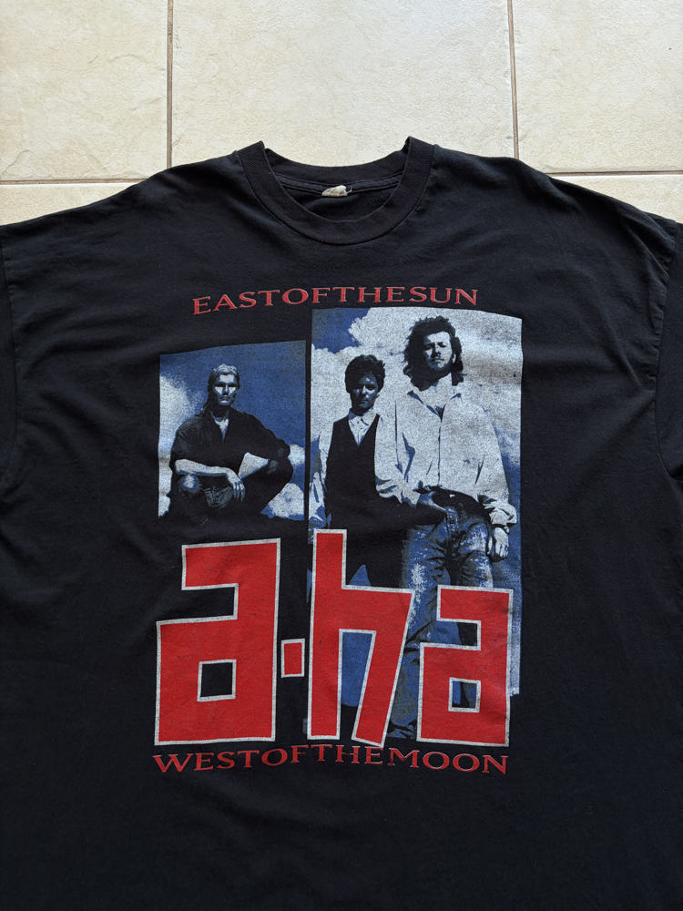 1991 A-HA Euro Tour Tee XXL