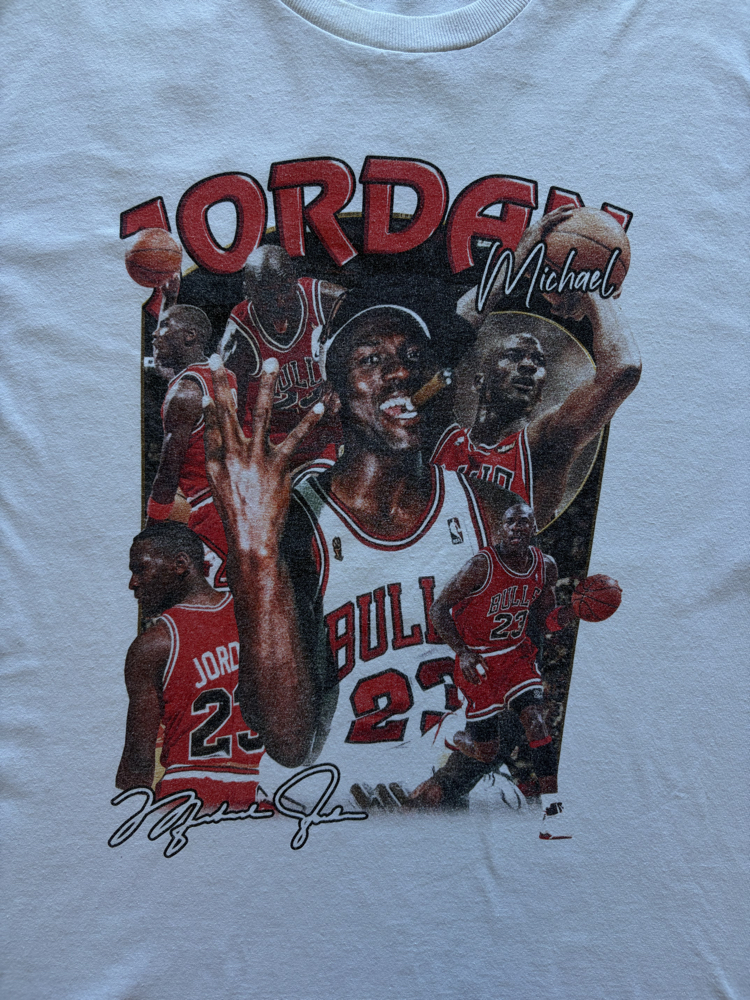 Y2K Michael Jordan Rap Tee Large